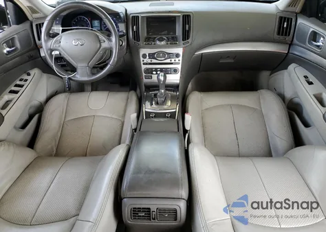 2012 Infiniti G37 Base z USA, uszkodzony, nr VIN JN1CV6AP6CM625290